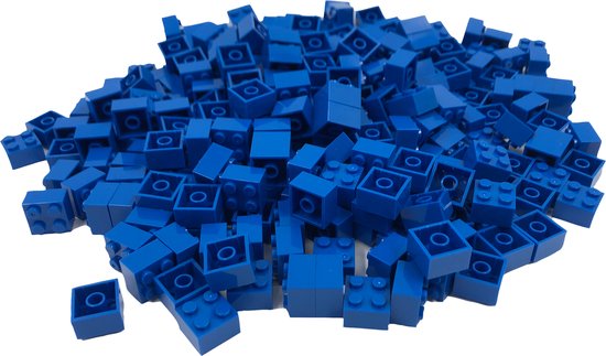 100 Bouwstenen 2x2 | Blauw | Compatibel met Lego Classic | Keuze uit vele kleuren | SmallBricks