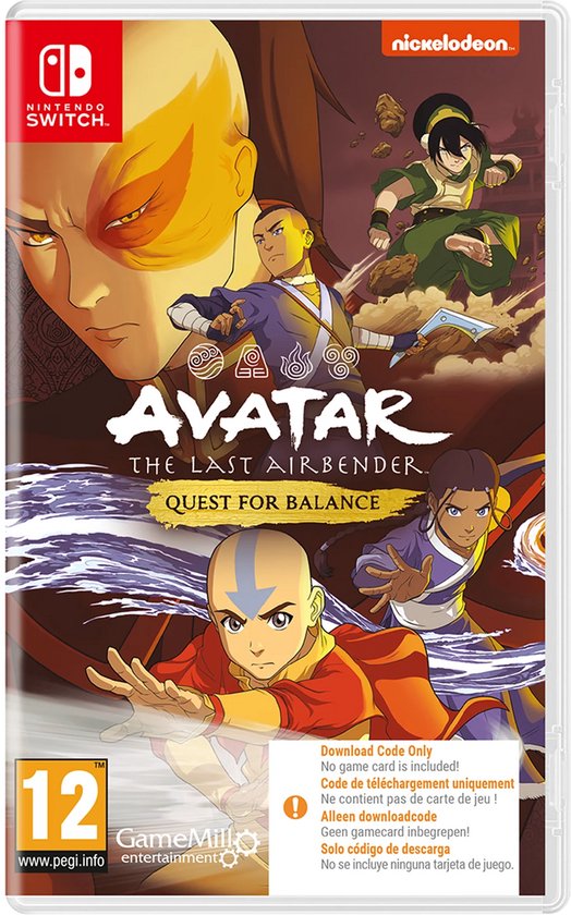 Titel: Avatar: The Last Airbender – Quest for Balance | Nintendo Switch | Download Code Only