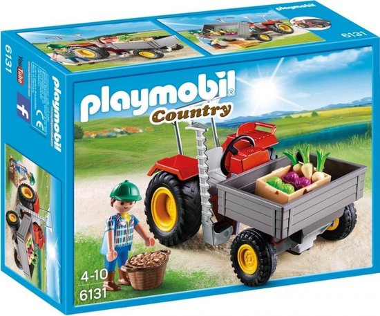 playmobil 70495 / 6131 Tractor met Laadbak