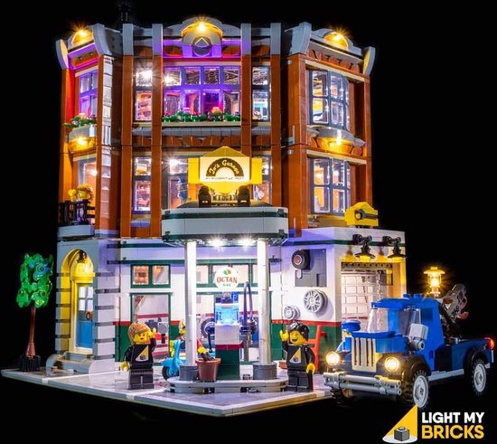 Light My Bricks - Verlichtingsset geschikt voor LEGO Corner Garage 10264