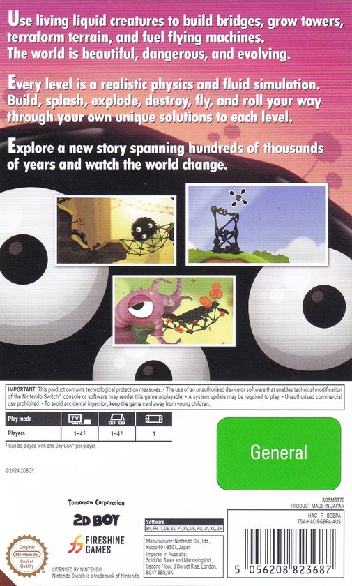 World of Goo 2 AU Switch