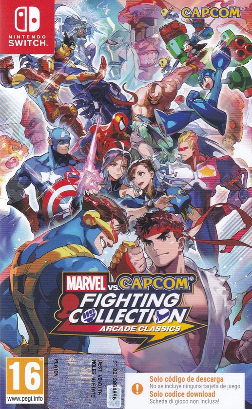 Marvel vs Capcom Fighting Collection Arcade Classics Code In Box - IT ES Switch