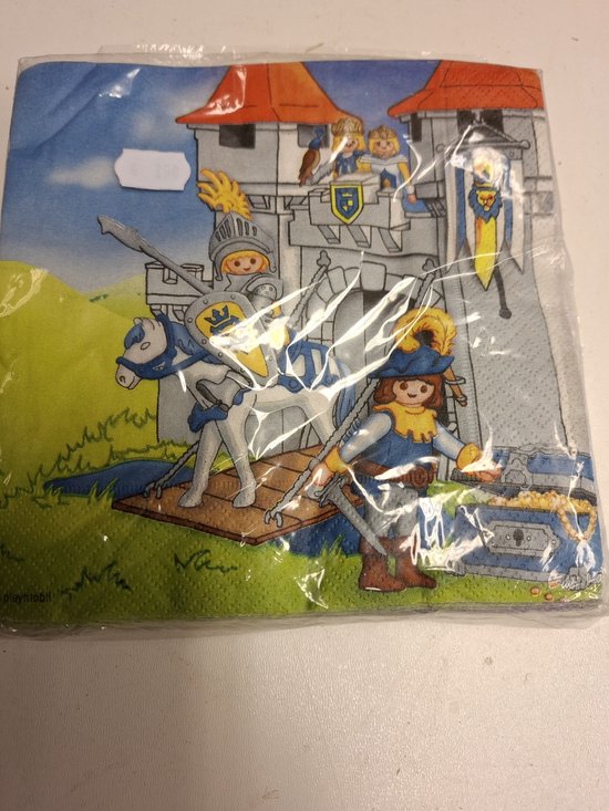Playmobil Ridder Kinderfeestje Servetten