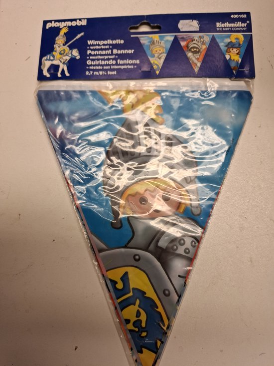 Playmobil Ridder Kinderfeestje Vlaggenlijn