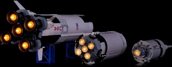 Light My Bricks - Verlichtingsset geschikt voor LEGO NASA Apollo Saturn V 92176