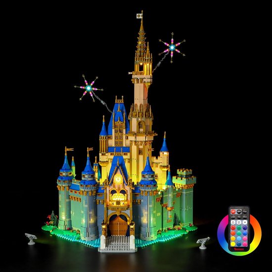 Briksmax LED Verlichting Kit voor Lego 43222 Disney Kasteel
