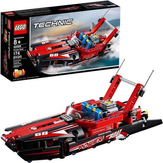 LEGO 42089 Technic Raceboot - Meerkleurig