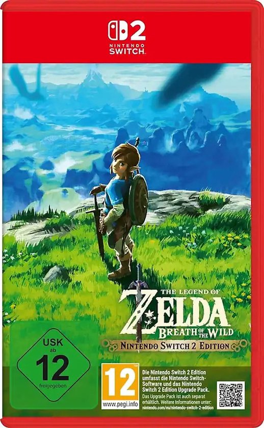 The Legend of Zelda Breath of the Wild Switch 2 Edition-Duits (Switch 2) Nieuw