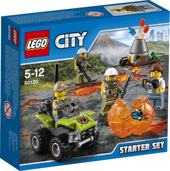 LEGO City Vulkaan Starter Set - 60120