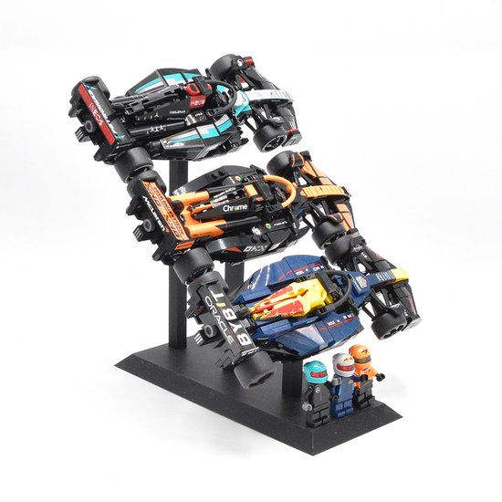 Display Standaard voor 3x LEGO® F1 Speed Champions Auto's