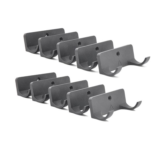 Set 10x LEGO® Muurbeugel voor LEGO® Speed Champions Auto's | Wandmontage voor F1 Auto's