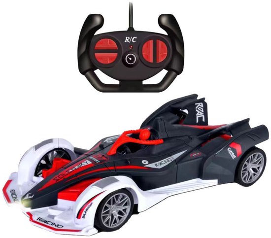 RC Racer Rood/Zwart Bestuurbare Auto