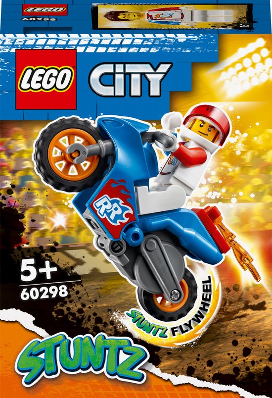 LEGO City Stuntz Raket Stuntmotor - 60298