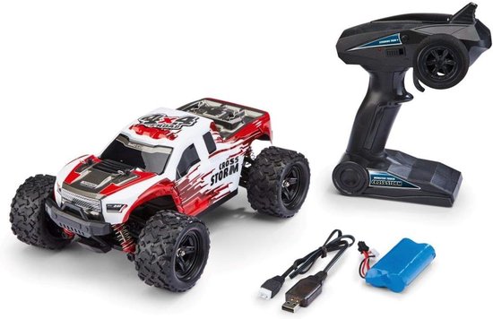 Imperatoris - RC Auto Volwassenen - Met Rolkooi en 50 km/u Topsnelheid - Tot 14 Jaar - Bestuurbare Auto voor Buiten - Offroad - 26.5 x 18.5 x 12 cm - Rood
