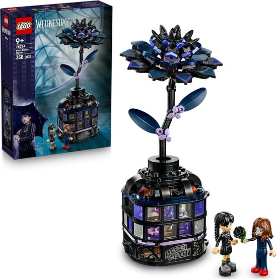 LEGO Wednesday Black Dahlia – Building Kit for Children with 2 Dolls and Accessories – Halloween Decoration – Gift for Girls, Boys and Fans from 9 Years