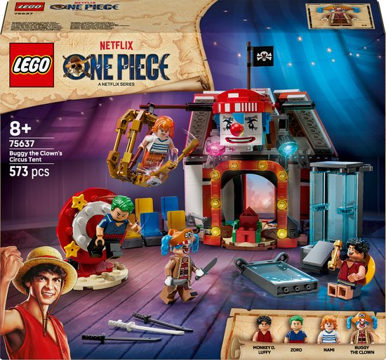 LEGO® ONE PIECE Circustent van Buggy de Clown Bouwset - 75637