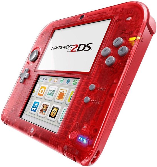 Nintendo 2DS Handheld Console - Transparant Rood