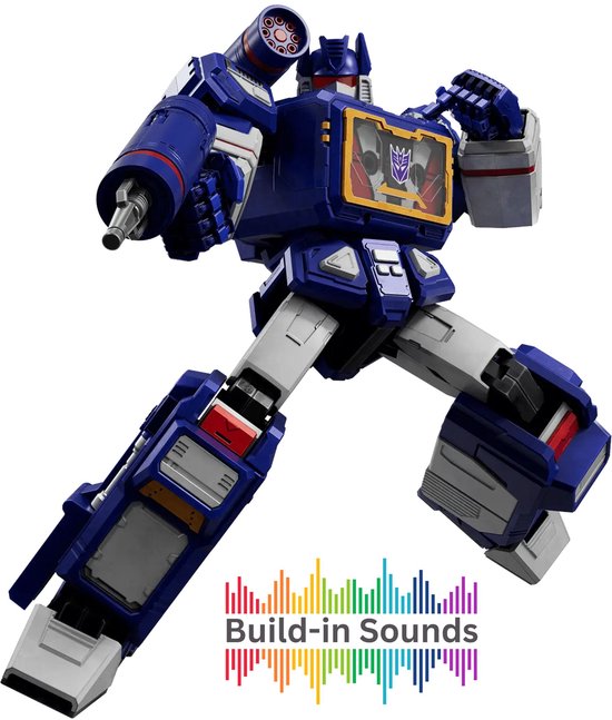 Blokees - Transformers G1 Soundwave Action Figure Edition | Auto bots wars | Robot technic modelbouw | model kit | Speelgoed legacy star bouwpakket | Bekend van manga & anime icons | Niet compatibel met lego of revell
