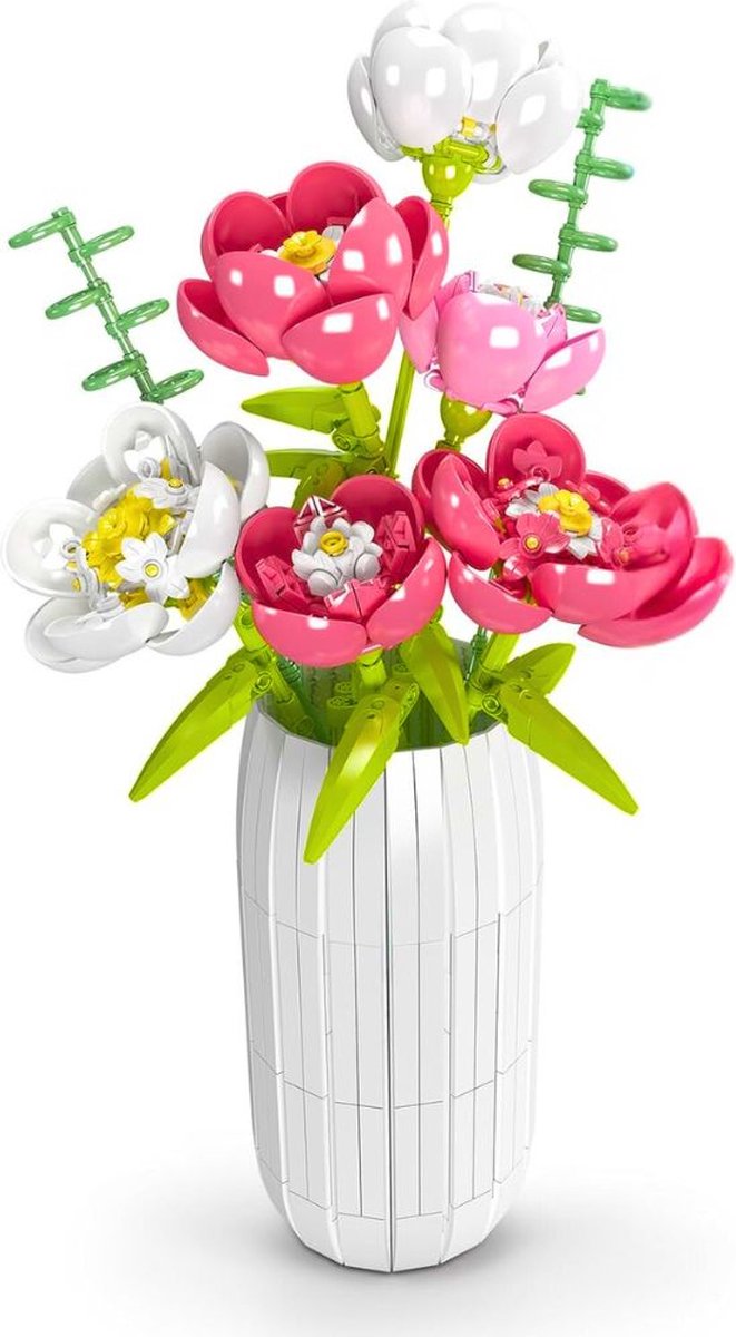 Mould King - 10059 - Pioenbloemen