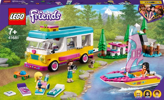 LEGO Friends Boscamper en zeilboot Speelgoed 41681