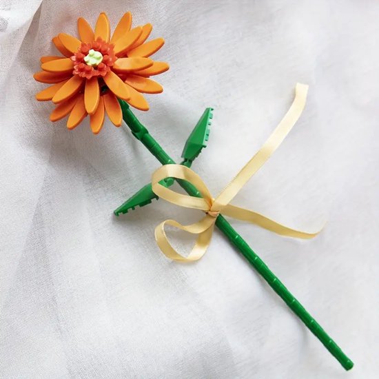 DIY Bloemenboeket – Lego - Chrysant Bouwset | Decoratie & Geschenk - DIY
