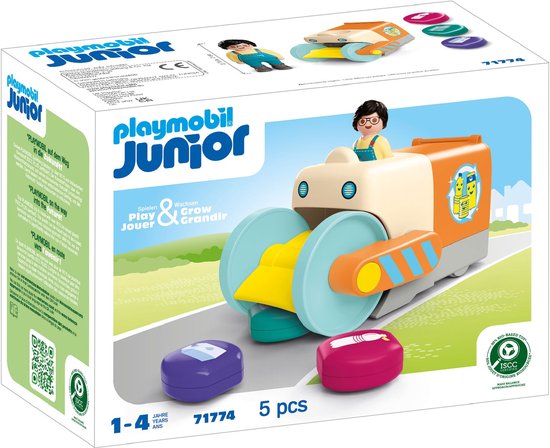 JUNIOR: Duw- en grijpvuilniswagen