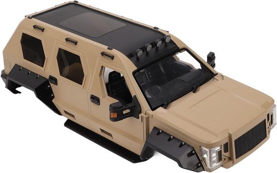 Allecto Plus - Realistisch RC Carrosseriewerk 324mm Wielbasis RC Auto Body Shell Reservonderdelen Woestijngeel 1/10 RC Auto.