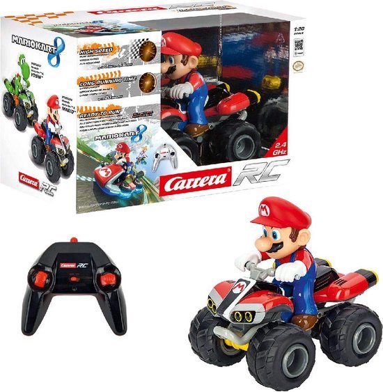 Carrera RC voertuig Auto - RC Mario Kart- Mario - Quad - 2,4GHz RC Model Kant en Klaar - Carrera