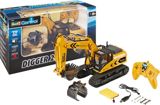 Revell RC voertuig - 24924 RC Bagger.er 2.0 RC Model Kant en Klaar - 1:16