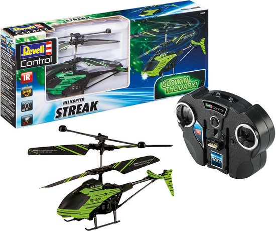 Revell RC voertuig Helikopters - 23829 RC Helicopter - Streak - Glow in the dark RC Model Kant en Klaar - Revell