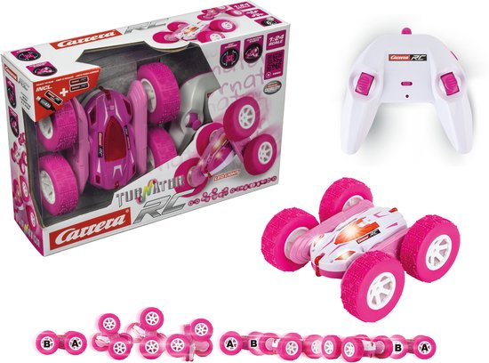 Carrera RC voertuig - RC Mini Turnator - Roze - 2,4GHz RC Model Kant en Klaar - 1:24