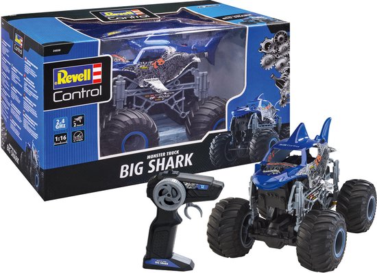 Revell RC voertuig - 24558 RC Monster Truck - Big Shark RC Model Kant en Klaar - 1:16