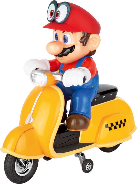 Carrera RC voertuig - RC Super Mario Odyssey - Scooter - Mario 2,4GHz RC Model Kant en Klaar - Carrera