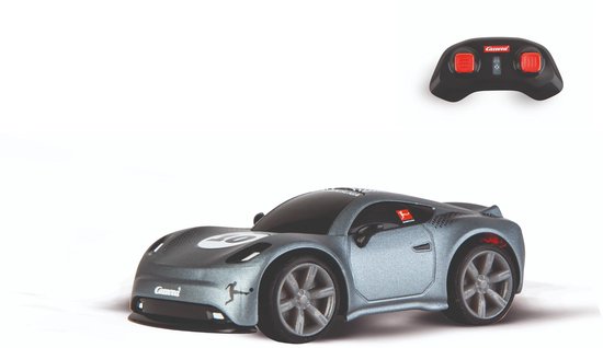 Carrera RC voertuig - Mini RC Auto - Voetbal - Bundesliga - Grijs - 2,4GHz RC Model Kant en Klaar - 1:43