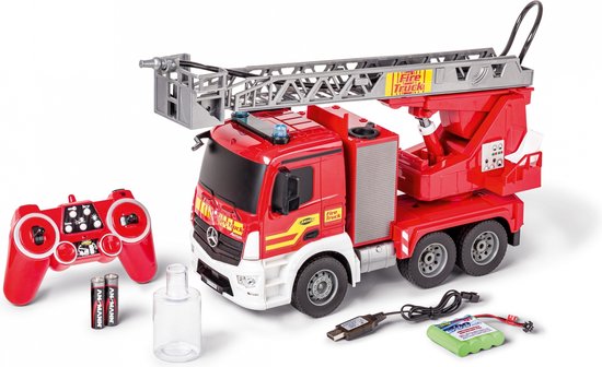 Carson RC voertuig Auto - 907670 RC Brandweer Vrachtwagen Mercedes-Benz RC Model Kant en Klaar - 1:20 - Incl afstandsbediening