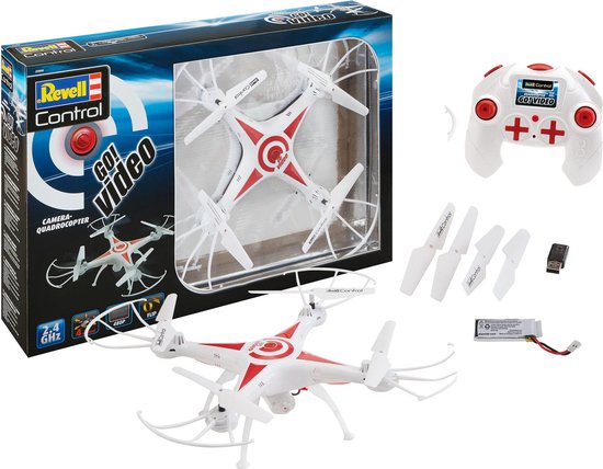 Revell RC voertuig - 23858 RC Quadrocopter - Go! Video RC Model Kant en Klaar - Revell
