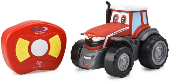 Jamara RC voertuig Landbouwvoertuigen - 405321 My First RC Tractor Massey Ferguson met geluid - Rood - 17,6cm - 2,4GHz RC Model Kant en Klaar - Jamara - Incl afstandsbediening