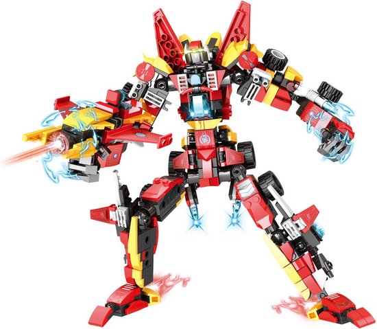 Revanger of the Galaxy - Transformer Bouwset - Ruimtevaart Speelgoed - Robot Bouwpakket - Creatieve Constructie Set - Educatief Speelgoed - Compatibel met LEGO Bouwstenen - 657 Stuks