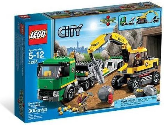 LEGO City Graafmachinetransport - 4203