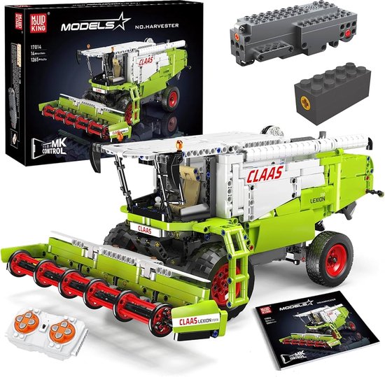 Mouldking 17014 - Claas - Combine - Maaidorser - landbouw - boer - Bestuurbaar - 1265 onderdelen - lego compatibel