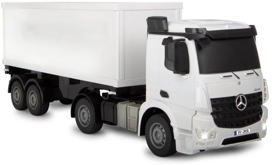 Jamara RC voertuig Auto - 408300 RC Vrachtwagen - Mercedes-Benz Arocs met Oplegger - Container Truck - 2,4GHZ RC Model Kant en Klaar - 1:26 -