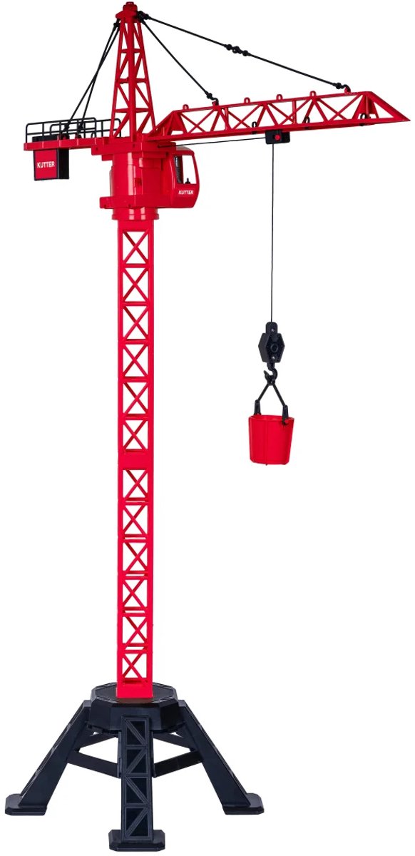 Jamara RC voertuig - 406321 RC Torenkraan XL 99 -Kutter- - 99cm hoog - Rood - Infrarood RC Model Kant en Klaar - Jamara -