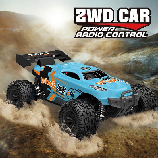 RC Auto 4x4 Offroad - IX Mad Racing Mangle 1:18 Schaal - 35 km/u Snelheid - 2.4GHz Afstandsbediening - Elektrische RC Rally Auto voor Kinderen & Volwassenen - Schokdemper Systeem, Rubberen Banden, Waterbestendig - 4WD Cross Country