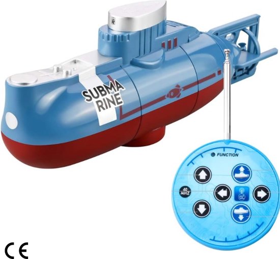 Bestuurbare Boot - Onderzeeër - Waterspeelgoed - Badkuip, Zwembad, Vijver - Met afstandbediening - Volledig Waterdicht