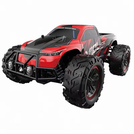 TKKJ Ferocious RC Auto 1:16 – 4WD Afstandsbediening Offroad Monster Truck - 2.4GHz - LED Verlichting - Herlaadbare Batterij - Schokdempers - Jongens Speelgoed Auto