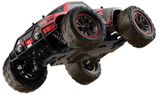 TKKJ Ferocious RC Auto 1:16 – 4WD Afstandsbediening Offroad Monster Truck - 2.4GHz - LED Verlichting - Herlaadbare Batterij - Schokdempers - Jongens Speelgoed Auto