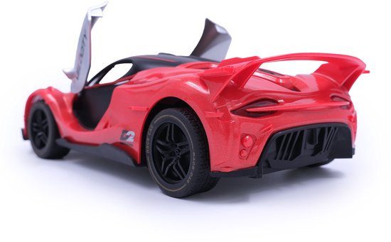 Zoem - RC Sportauto 1:18 Rood - 4 kanaals - Speelgoed Auto - Bestuurbaar - Radiografisch - Afstandsbediening - Remote Control - elektrisch - GT3