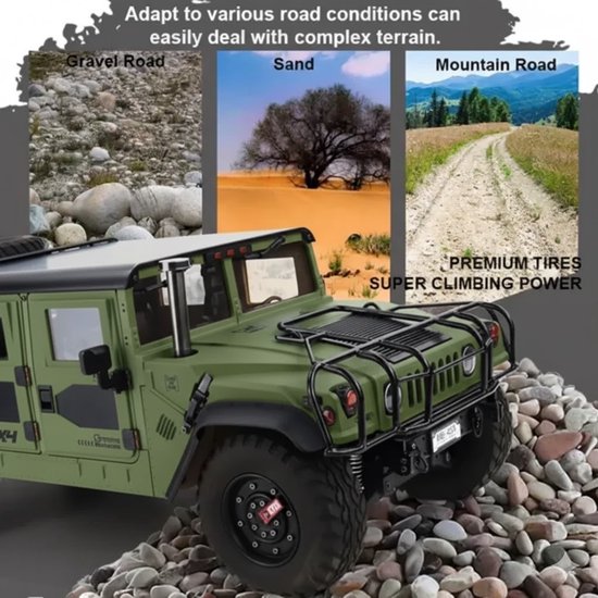 RC U.S. - Pickup Hummer PRO - Green Version