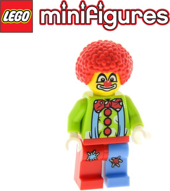 LEGO Minifigures - Circus clown Minifigure - col004 - Limited Edition - 8683