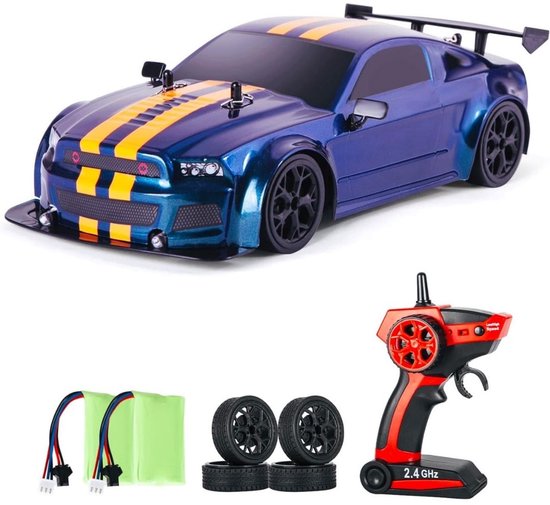 ApexArte® RC Auto Volwassenen - Bestuurbare Auto voor Buiten - Offroad - Blauw
